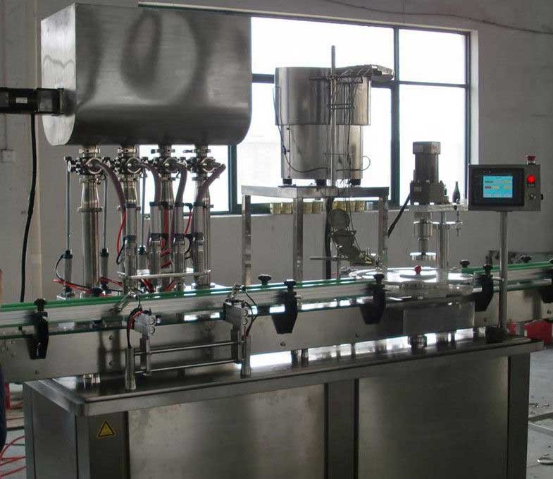 High Viscous Filling With Capping Machine