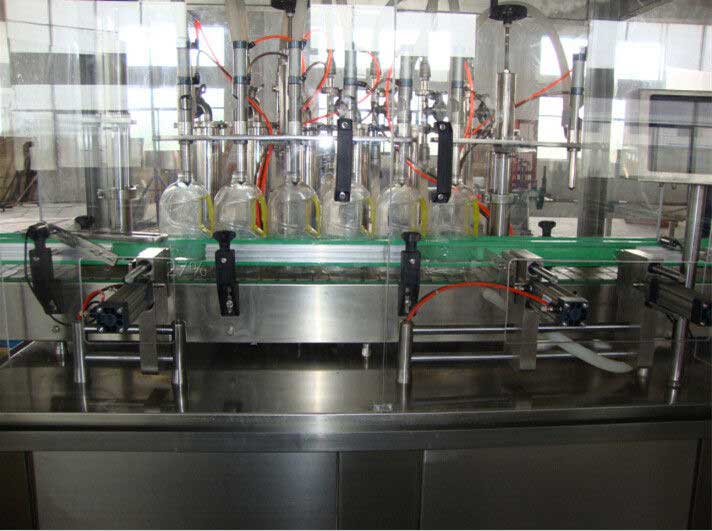 Flat Bottle Liquid Filling Machine for Cooking Oil & Mineral Water